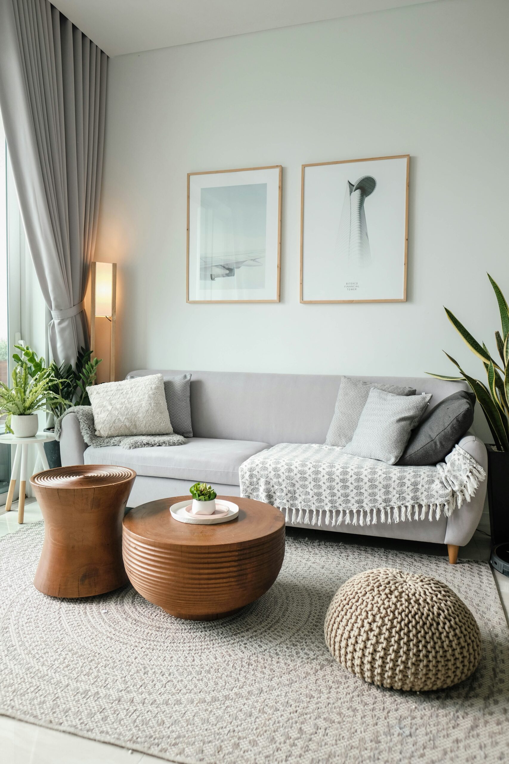 Cozy living room in a family home
